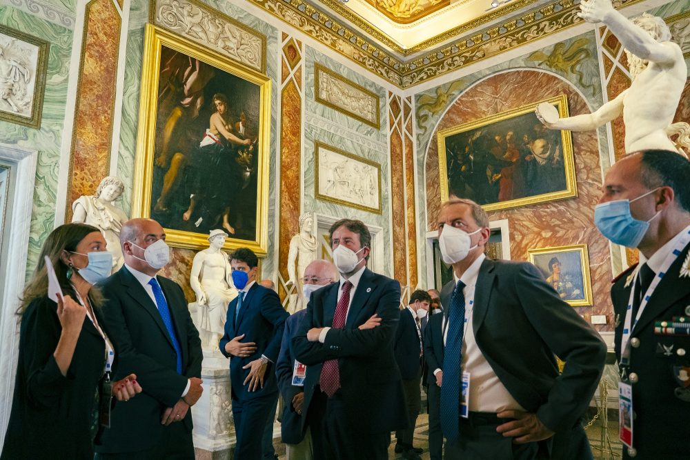 THE CONCLUSIVE EVENING OF THE G20 OF CULTURE WAS HELD AT THE GALLERIA BORGHESE