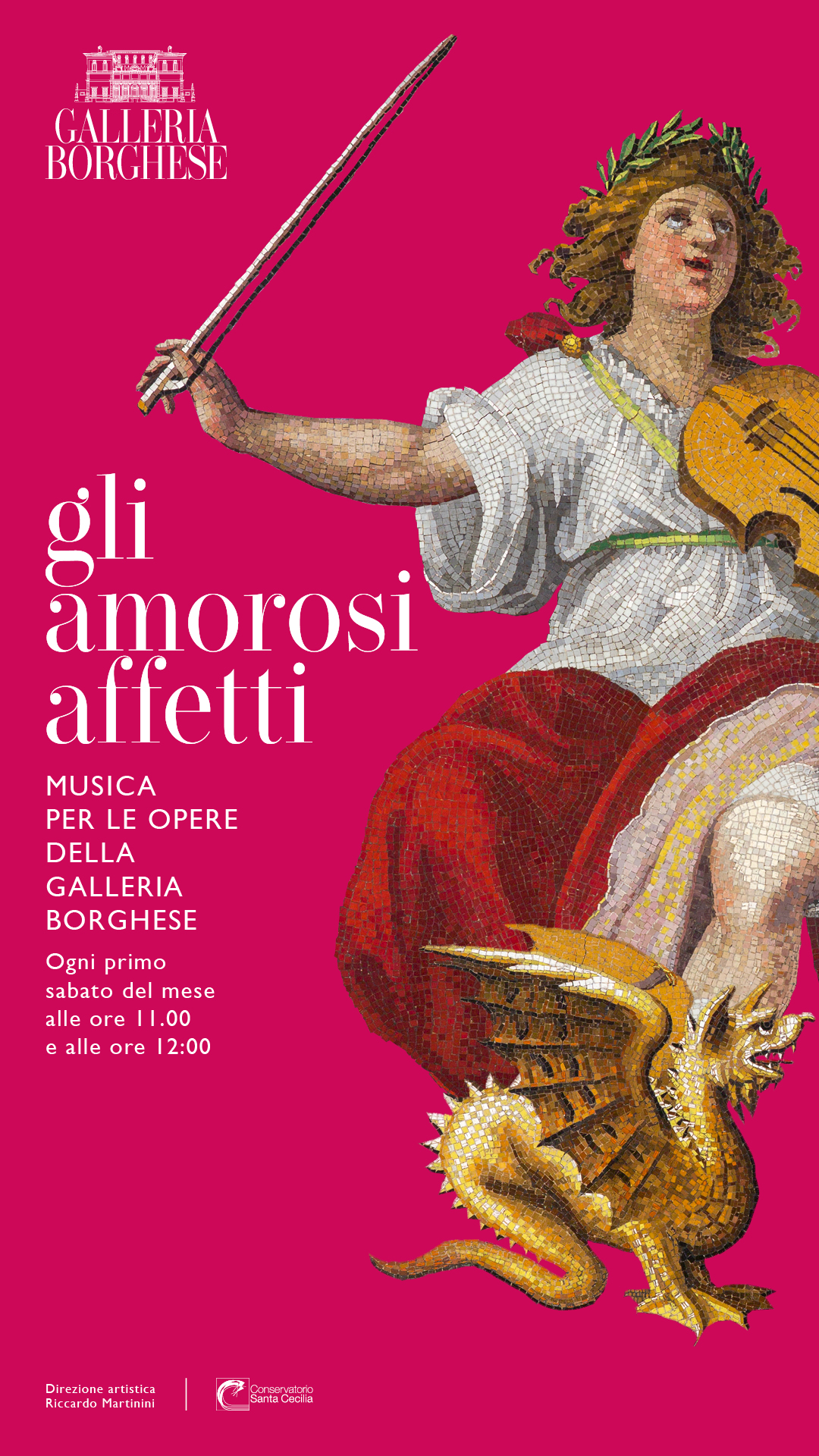 THE AMOROUS AFFECTIONS IS A MUSICAL INITIATIVE THAT WILL ANIMATE THE ROOMS OF THE GALLERIA BORGHESE