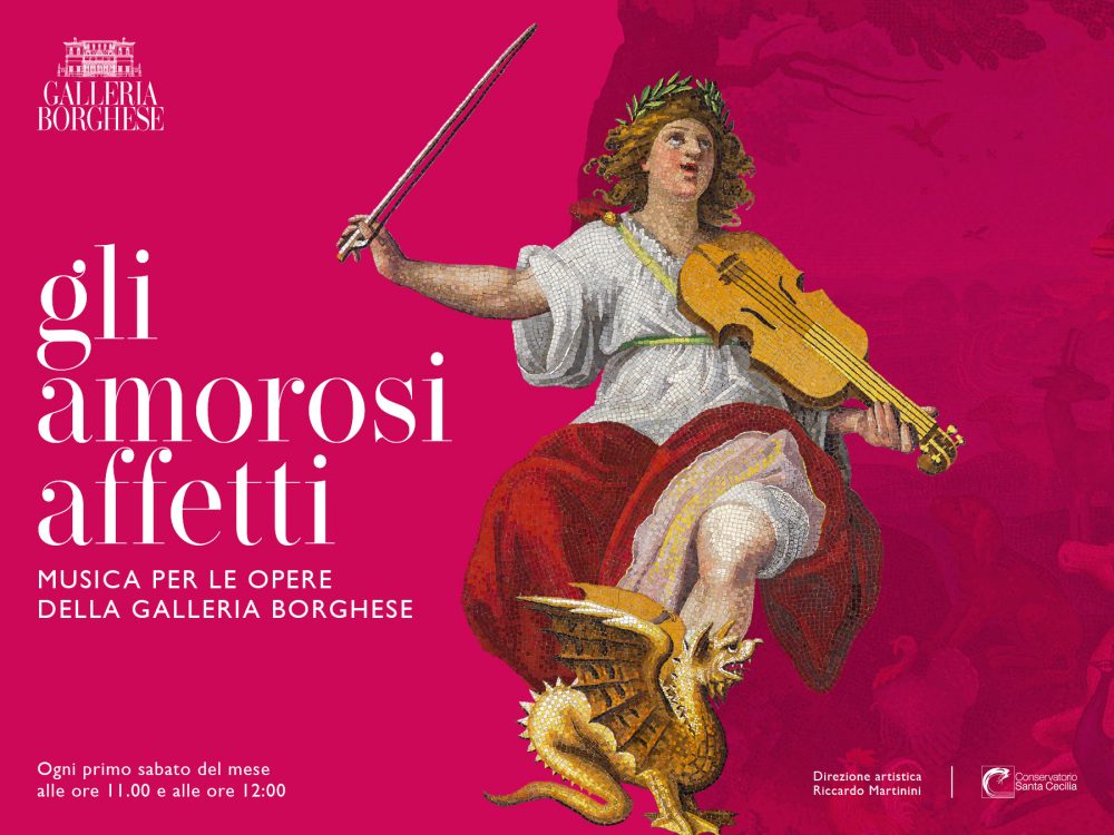 THE AMOROUS AFFECTIONS IS A MUSICAL INITIATIVE THAT WILL ANIMATE THE ROOMS OF THE GALLERIA BORGHESE