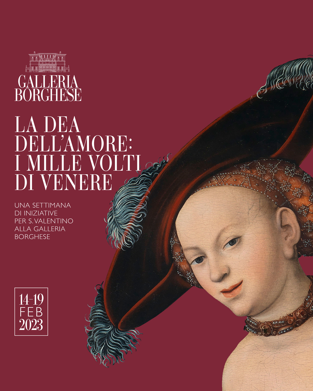 SPEND VALENTINE’S DAY AT GALLERIA BORGHESE! A WHOLE WEEK OF SPECIAL INITIATIVES!