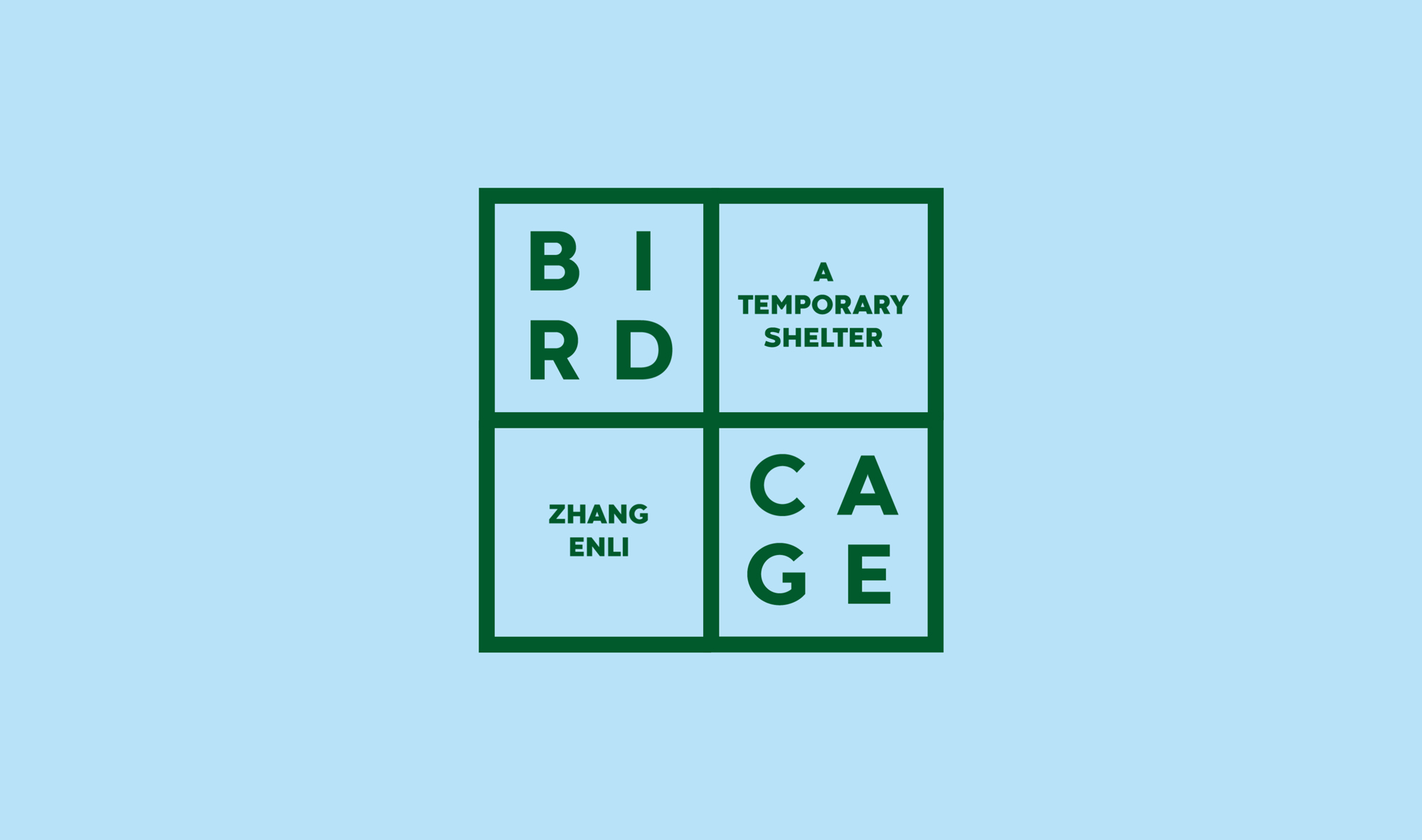 Bird Cage, a temporary shelter. Zhang Enli per la Galleria Borghese