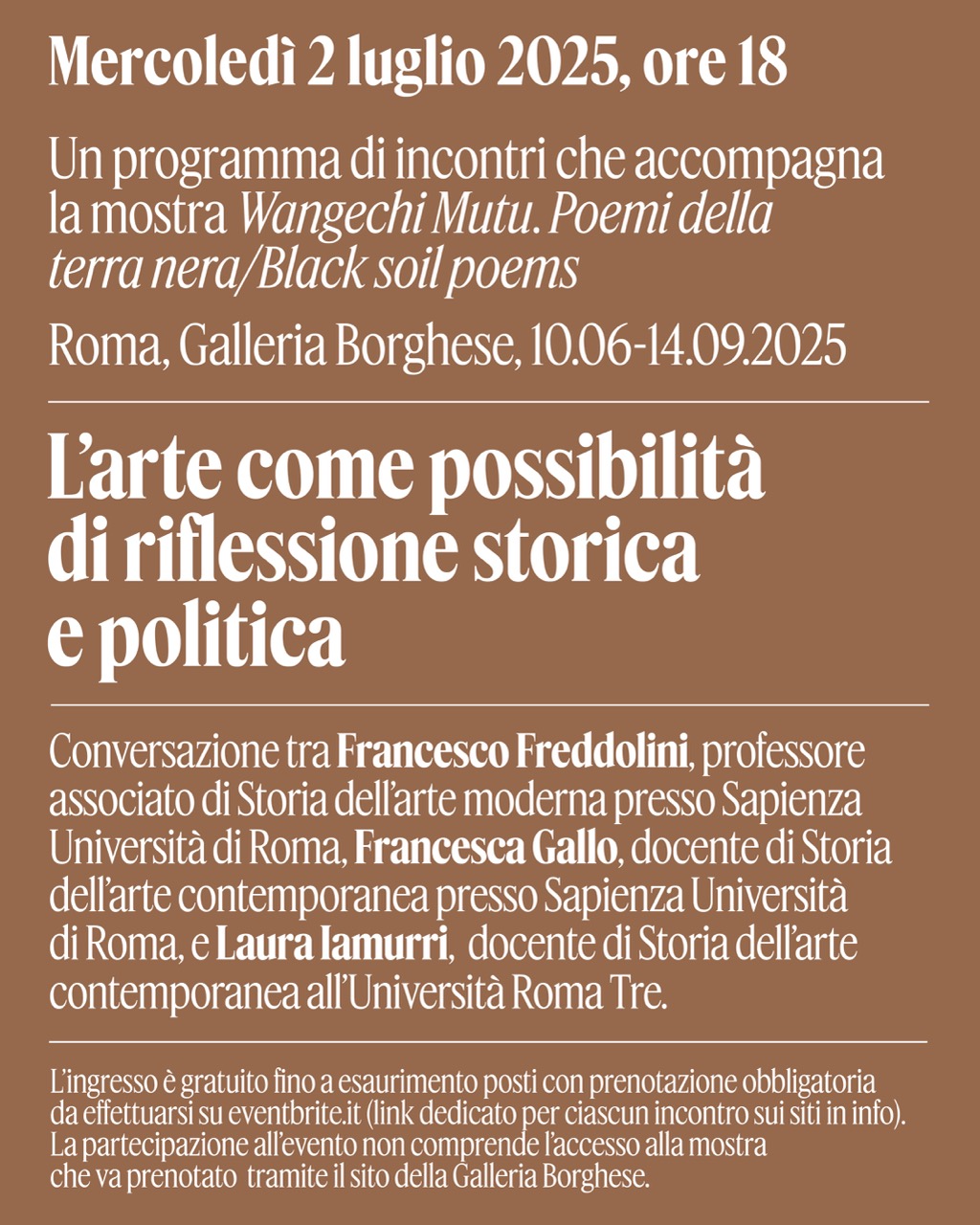 ESISTERE COME DONNA. L’ARTE COME RIFLESSIONE STORICA E POLITICA