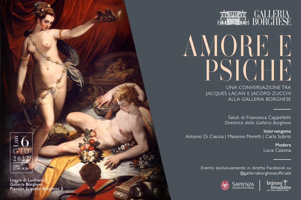 AMORE E PSICHE. UNA CONVERSAZIONE TRA JACQUES LACAN E JACOPO ZUCCHI ALLA GALLERIA BORGHESE